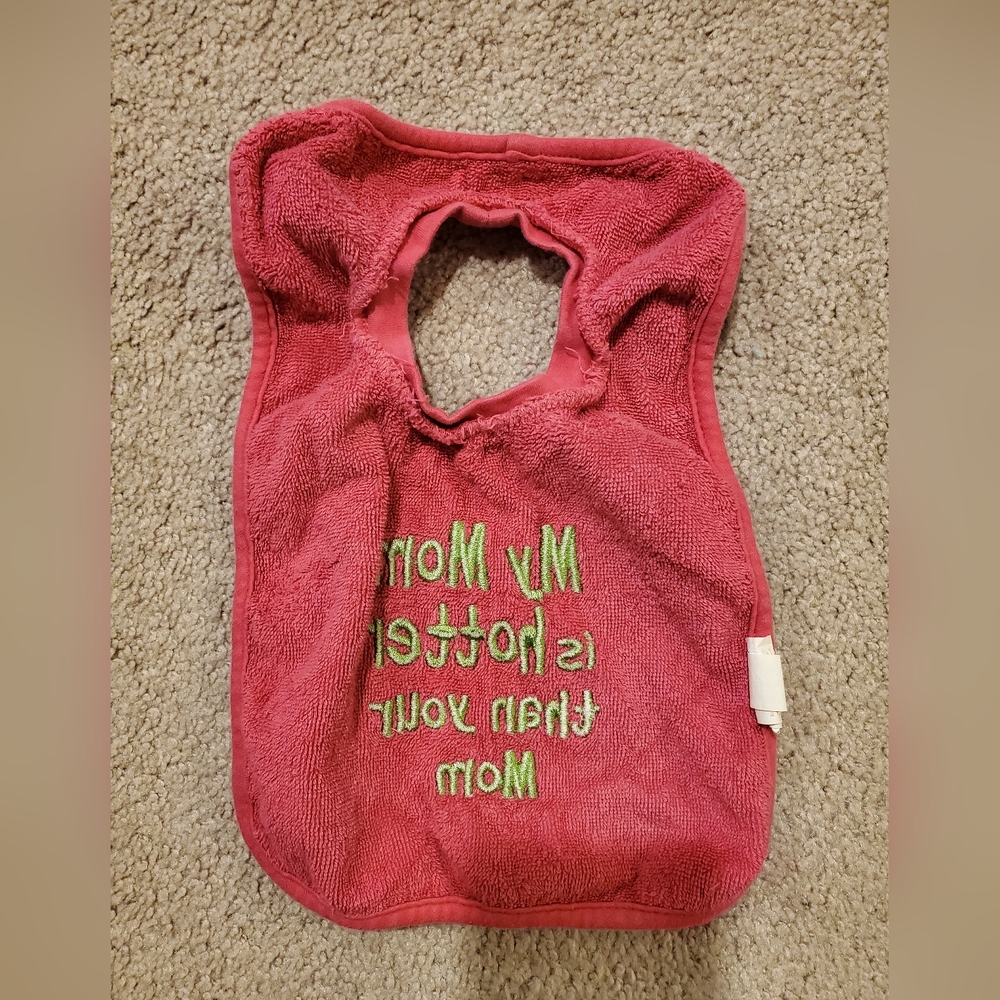 Funny Baby Bib - pink - Picture 3 of 4